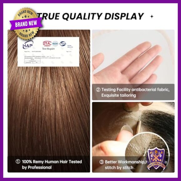 Hand-Tied Mono Topper for Thinning Hair, 100% Human Hair, Glueless Lightweight main image 5